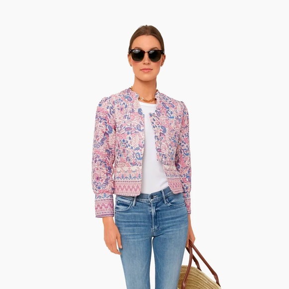 Antik Batik Helene Jacket Light Pink - Quilted Jacket - Picture 2 of 3